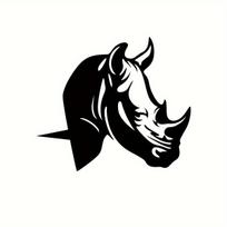 1pc Rhino Decorative Metal Tree Stake Silly Rhinoceros Yard Art Stylish Outdoor Decoration Perfect Gift for Zoo Animal Lovers juoda