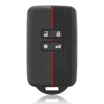 Automobilio rakto dėklas Renault Clio Kadjar Capture Koleos Espace Master Talisman Scenic Megane 4 Arkana Sandero silikoninis apsauginis dangtelis raudona