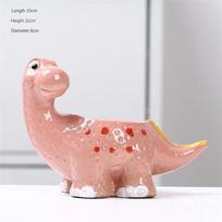 Sukulento vazonas 15*6cm Animacinis Kūrybingas Mini Sodo Dekoracija Vazonai Su Drenažo Skylėmis Dinozauro Formos Animacinis Mielas