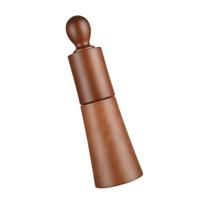Wood Pepper Mill Ceramic Grinding Mechanism Spice Grinder for Mung Bean Salt brown