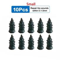 Car Motorcycle Vacuum Tyre Repair Nails Truck Scooter Bike Tire Puncture Repair Tubeless Tools Rubber Metal Accessories 10Pcs