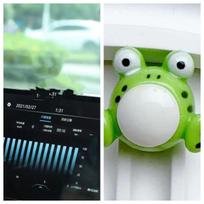 6/7Pcs Lonely Frog Cartoon Auto Center Console Decoration Office Desk Accessories Doll Ornaments Car Interior Decor Accessories