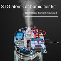 DIY Mist Maker and Driver Kit USB Humidifier Circuit Board STG Atomizer Controllable Humidity Timing DIY Welding Parts CHINA gray