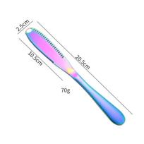 Stainless Steel Butter Knife Rose Gold Cheese Dessert Jam Spreaders Cream Knifes Utensil Cheese Spatula Cutlery Dessert Tools juoda