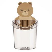 Home Bathroom Accessories Sets Toothbrush Holder Toothpaste Storage Rack Wall Mount Toothbrush Cup Rack Toothbrush Stand Child rožinė