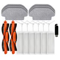 21Pcs for Xiaomi Robot Vacuum S10 Xiaomi Robot Vacuum S12 B106GL Replacement Parts Main Side Brush Hepa Filter Mop Cloth CHINA