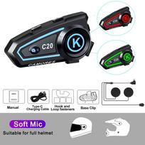 Wireless Motorcycle Helmet Headset Bluetooth 5.0 Hands-free Call Phone Motorcycle Waterproof Earphone Music Player Helmet Set