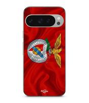 Case - MANIACASE - Google Pixel 9 Pro - Soft - Silicone - SLB BENFICA RED BACKGROUND juoda