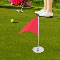 Practice Putting Cup Golf Flag Holder with Hole Disc Putter Training Aid for red