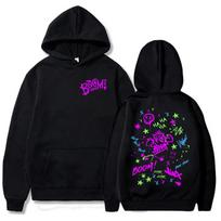 Moteriskas džemperis su gobtuvu Boom Monkey Jinx Arcane Hahaha Džemperiai Animacinis Juokingas Grafinis Megztiniai Sudadera Mujer Su gobtuvu Žieminiai Unisex Drabužiai XS juoda