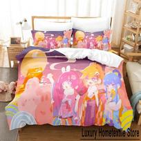 Home Living Muse Dash Bedding Set Single Twin Full Queen King Size Bed Set Adult Kid Bedroom Duvet cover Sets 3D print Anime Bed 70x133cm 2pcs
