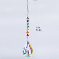 Crystal Tree of Life Catchers Crystals Ball Pendant Rainbow Maker Hanging Suncatcher Window Ornament Home Garden Decor white