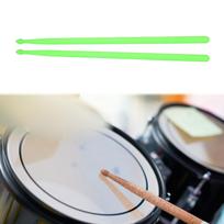 2 Pack Nylon Drumsticks with Night Light, Bright Glowing žalia