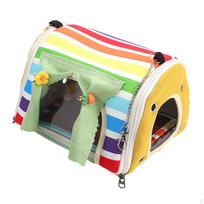 -House, Shed, Hut, Can Be Used All Year Round, Parrot Breeding Box, Sleeping Bed for Large black