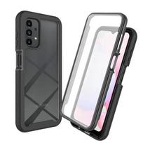 A05 A53 A35 A 55 5G Crystal Case Front Back Panel 360 Protect for Samsung Galaxy A55 A23 73 14 A 34 A51 35 A24 A04 A16 A25 Coque For A55 5G&Case and PET Film juoda