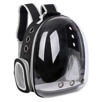 Travel Transparent Pet Cat Carrier Bag Outdoor portable Backpack for Cats Small Dogs Breathable Cat Carrying Bag Pet Supplies gray