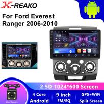 Android 13 Carplay Auto, skirtas Ford Everest Ranger Mazda BT50 BT-50 2006 2007-2010 Automobilių radijas Multimedija Vaizdo grotuvas Navigacija GPS 4 core 1GB+32GB carplay