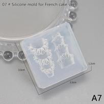 Silicone Flower Butterfly Nail Carving Mold 3D Stamping Plate Nails Stencils Diy Uv Gel Manicure Tools Nail Art Enthusiasts A7