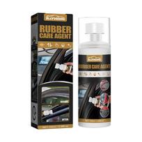 100ml Automobilio Gumos Kietiklis Gumos Atnaujintojas Priežiūros Atnaujintojas Valiklis Priežiūros Priemonės Automobilio Poliravimas Plastiko Purškalas Skystas Agentas Wa R9K0 black