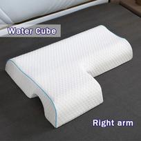 Memory Foam Pillow Anti Hand Pressure Couple Cuddle Sleep Pillow for Back Sleepeer and Side Sleepers slow rebound easy washing 65x49x11cm white