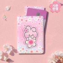 BT21 Odinis aplikacijos kortelių dėklas [Vyšnių žiedai], Autentiška oficiali prekė, KPOP, KBeauty, nemokami pavyzdžiai COOKY