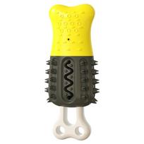 Nauji naminių gyvūnų reikmenys Šunų dantų krapštukas Kramtomas šunų dantų šepetėlis Vėsinantis šaldytas šunų žaislas 7.2*3.6*17.3cm black