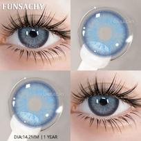 FUNSACHY NEW Blue Eye Color Lens 1 Pair Green Colored Pupils for Eyes Natural y2k Fashion Lenses Korean Style Colorcon Eye Lens