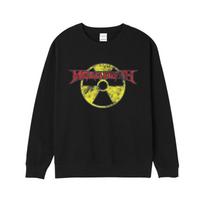 European and American Heavy Metal Rock Megadeth Band Printed Round Neck Hoodie, Unisex New Loose and Versatile Sports Shirt 3XL black