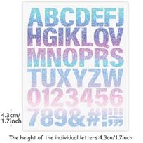 Sky Background Letters Patches Heat-Adhesive Diy Heat Press Appliqued Hoodies T-Shirt Parches Ropa Clothes Stickers Parches gray