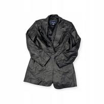 Odinė moteriška juoda striukė Denim & Co S - Naudota