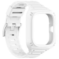 2 In 1 For Redmi Watch 4 Case + Band Silicone Watch Band Strap + Protective Case Cover Wristband Replacement Watch Accessories balta