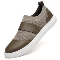2024 Sports shoes spring summer soft sole lightweight casual shoes for men face network breathable coconut fashionable shoes 37 ruda