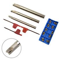 BAP 300R C10-10+C12-12+C16-16 CNC keičiamų plokštelių galinis frezos kotas įrankis+10 vnt. APMT1135