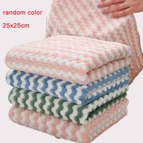 5/10pcs Microfiber Kitchen Dish Cloth Super Absorbent Cleaning Cloth Non-Stick Oil Wipe Rags Household Cleaning Towels Tools 5pcs gray