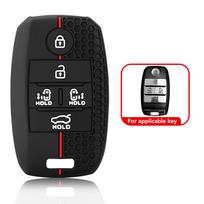 Silikoninis automobilio rakto dėklas, dangtelis, pakabukas KIA Sedona Grand Carnival Sorento korpusas, pakabuko rakto dėklas, apsauginė odelė balta