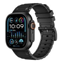 Silikoninis dirželis Apple Watch Band Ultra 2 49mm 46mm 44mm 40mm 45mm 41mm 38mm 44mm for iwatch series 10 9 8 7 6 5 4 3 2 1se 38mm 40mm 41mm juoda
