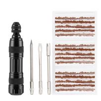 Tire Repair Tool Tubeless Tyre Puncture Studding Plug Set for Motorcycle Car