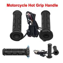 22 mm motociklo ranka šildomos rankenos Elektra suformuotos rankenos Motociklui Reguliuojama karšta rankena, motorolerio mopedo juostos rankenos šildytuvas CHINA