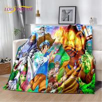 Cartoon Digimon Adventure Monster Soft Plush Blanket,Flannel Blanket Throw Blanket for Living Room Bedroom Bed Sofa Cover Child 30x40in