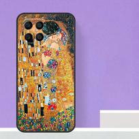 The Kiss Gustav Klimt Painting For Samsung Galaxy M13 M33 M53 M12 M32 M52 M14 M34 M54 M20 M51 M21 M30s M31s M15 M55 Case Samsung M34 5G beige