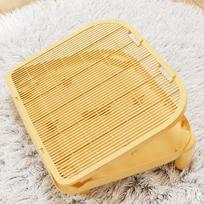 Cat Litter Ramp Step for Box Portable Trapper Kitten geltona