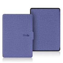 „Kindle 2024“ apsauginis dangtelis – jaunimo versija, skirta Paperwhite 543, 558 – lininis odinis dėklas KPW6 (7-inch) Linen violetinė