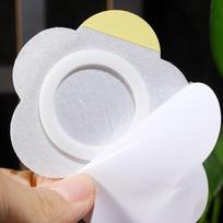 10 vienetų A Sell Spunlaced audinio kvėpuojantis pleistras lipdukas vaikiškas bambos lipdukas tuščias lipdukas taško lipdukas tuščias lipdukas trys Fu lipdukai tuščias lipdukas 8*8cm white
