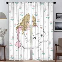 Blackout Curtains for Camera MikkoS Living Room Curtain Partition Halloween Decoration Home Interior Curtains 2 Pieces Shades W50xH70cmx2pcs-CL