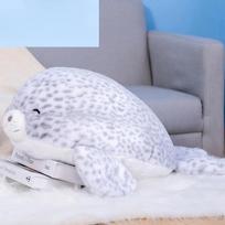 Jūros gyvūno pliušinis žaislas Ruonio žaislas Ryklio pliušas Delfino minkštas žaislas Dėmėtojo ryklių vaikiškas žaislas Didelės sofos pliušinės pagalvės 70-100cm gray