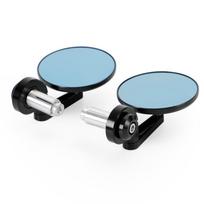 Round BAR End Mirrors 22mm-25mm Motorycle Handlebar Rearview Mirrors Black