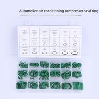 18-Grid 270-piece Rubber O-Ring Set for Automotive AC Compressor Seals 270pc Purple Rubber Rings
