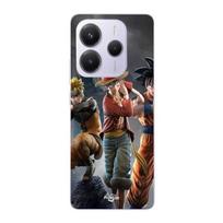 Coque Xiaomi Redmi Note 14 5G Sangoku naruto Luffy one piece Dragon Ball z 3D Anime manga Maniacase