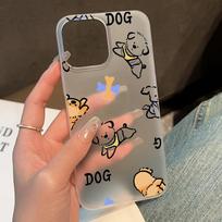 Mobiliųjų telefonų dėklai, skirti iPhone 11 13 15 Pro Max 12 14 Pro Max Case iPhone 16 15 Plus 13 Pro 12 Matinio tekstūros dažytos animacinės gėlės iPhone 16 Pro Max
