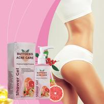 Buttocks Acne Care Shower Gel Body Skin Cleansing Mild And RefreshingButtocks Acne Care Shower Gel One Size white